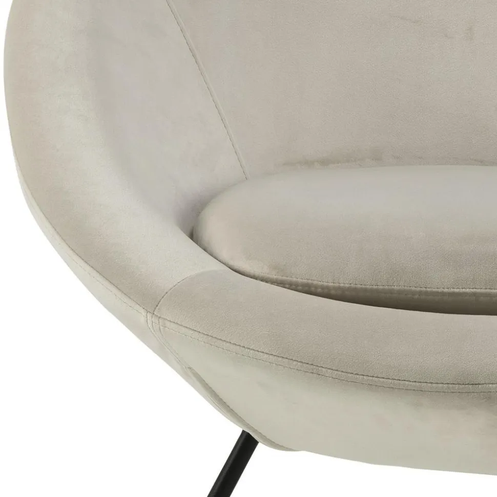 Fotel Center VIC beżowy skandynawski