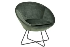 Fotel Center VIC zielony glamour