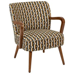 Fotel Chiara brązowy