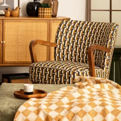 Fotel Chiara brązowy