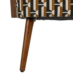 Fotel Chiara brązowy