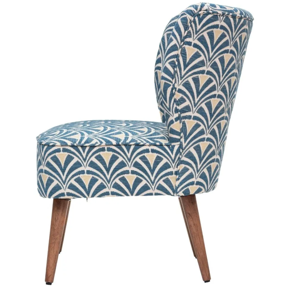 Fotel Chiara niebieski