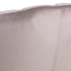 Fotel Daniella Dusty Rose złote nogi