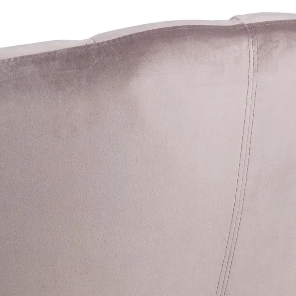 Fotel Daniella Dusty Rose złote nogi