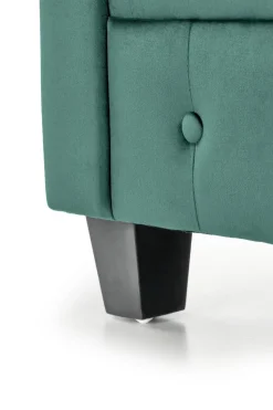 Fotel Dassion welwet zielony