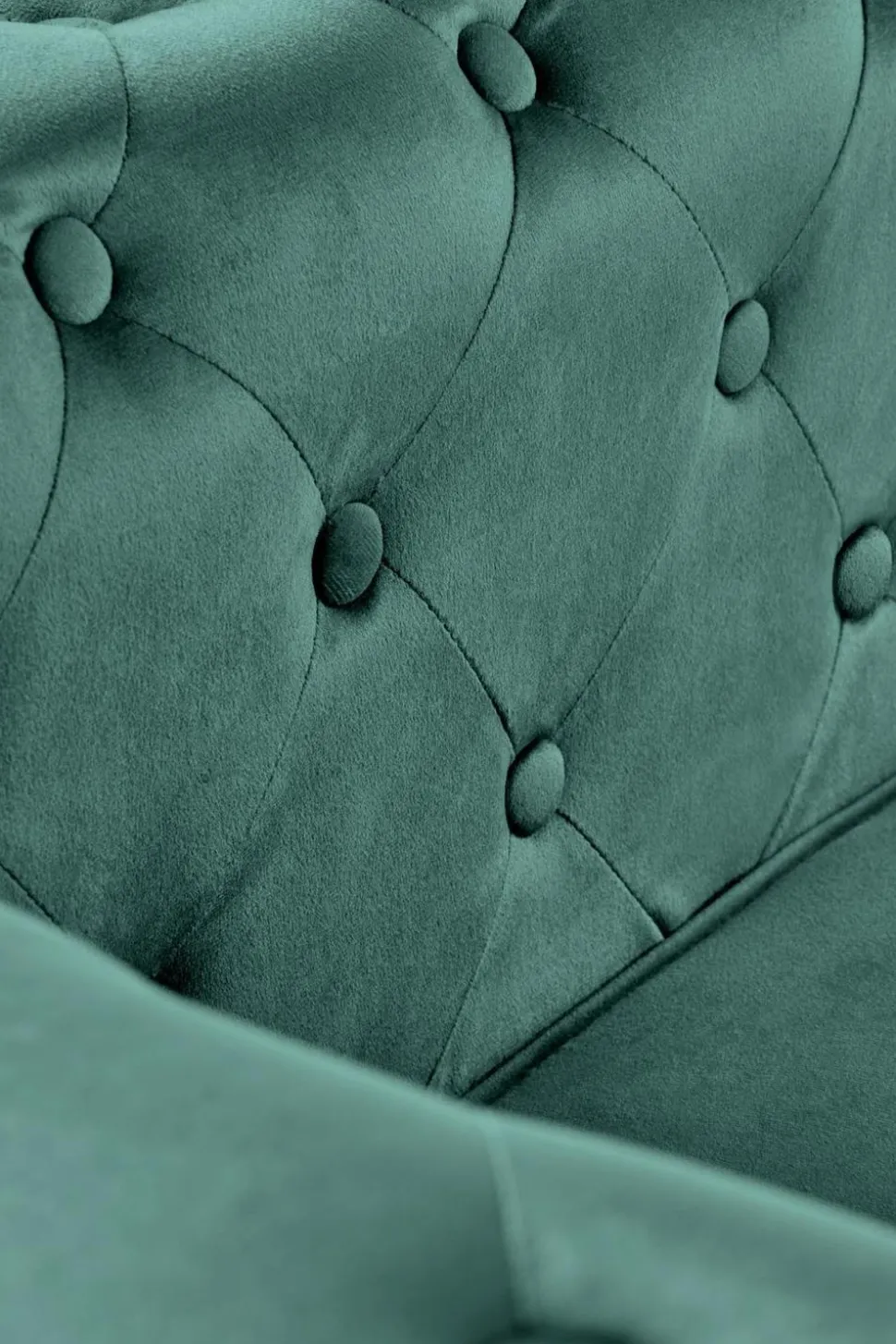 Fotel Dassion welwet zielony