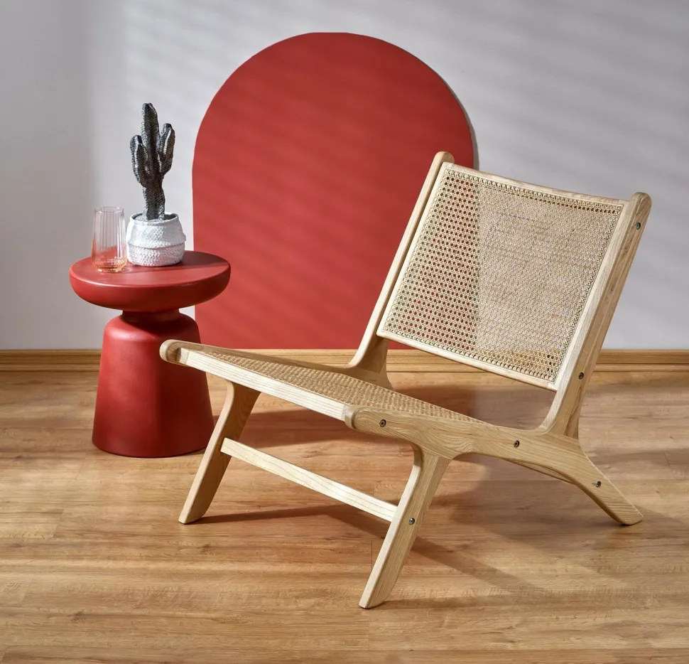 Fotel Datura rattanowy naturalny