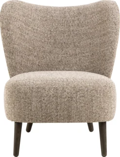 Fotel Elmont mocca/ czarny