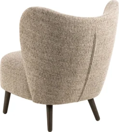 Fotel Elmont mocca/ czarny