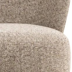 Fotel Elmont mocca/ czarny