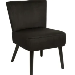 Fotel Giulia czarny sztruks