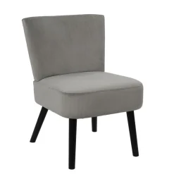 Fotel Giulia szary sztruks