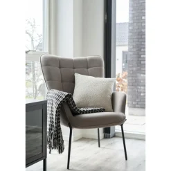 Fotel Glasgow brązowy jasny