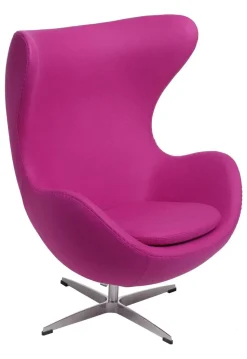 Fotel Jajo amarantowy kaszmir 39 Premium