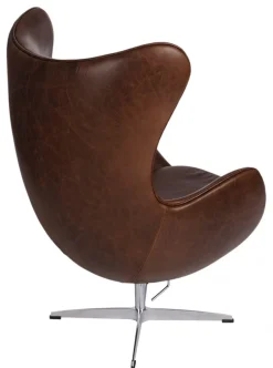 Fotel Jajo brązowy ciemny vintage