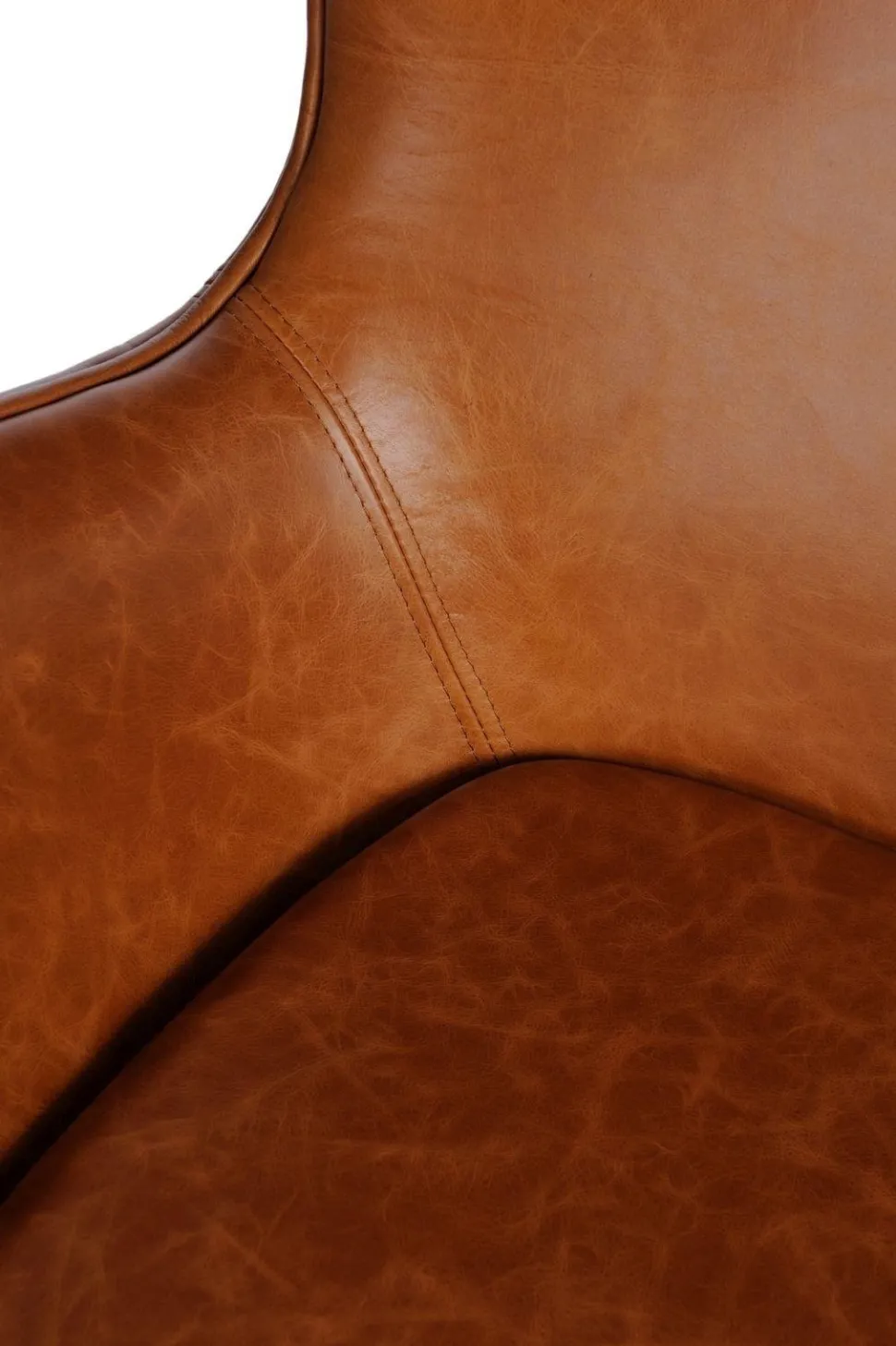 Fotel Jajo brązowy jasny vintage