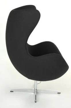 Fotel Jajo czarny kaszmir 1 Premium