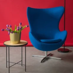 Fotel Jajo czarny kaszmir 1 Premium