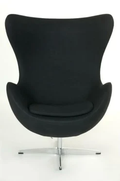 Fotel Jajo czarny kaszmir 1 Premium