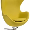 Fotel Jajo kaszmir żółty jasny 44 Premium
