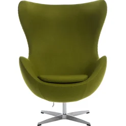 Fotel Jajo kaszmir zielony jasny 40