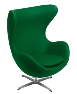 Fotel Jajo kaszmir zielony ciemny 45 Pre