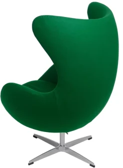 Fotel Jajo kaszmir zielony ciemny 45 Pre