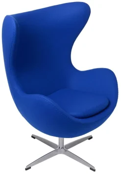 Fotel Jajo niebieski ciemny kaszmir 118