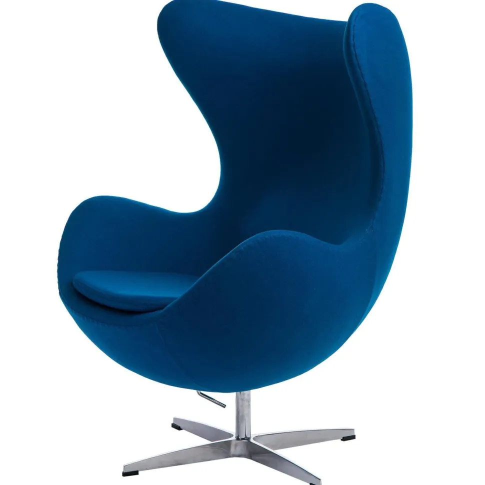 Fotel Jajo niebieski kaszmir 23 Premium