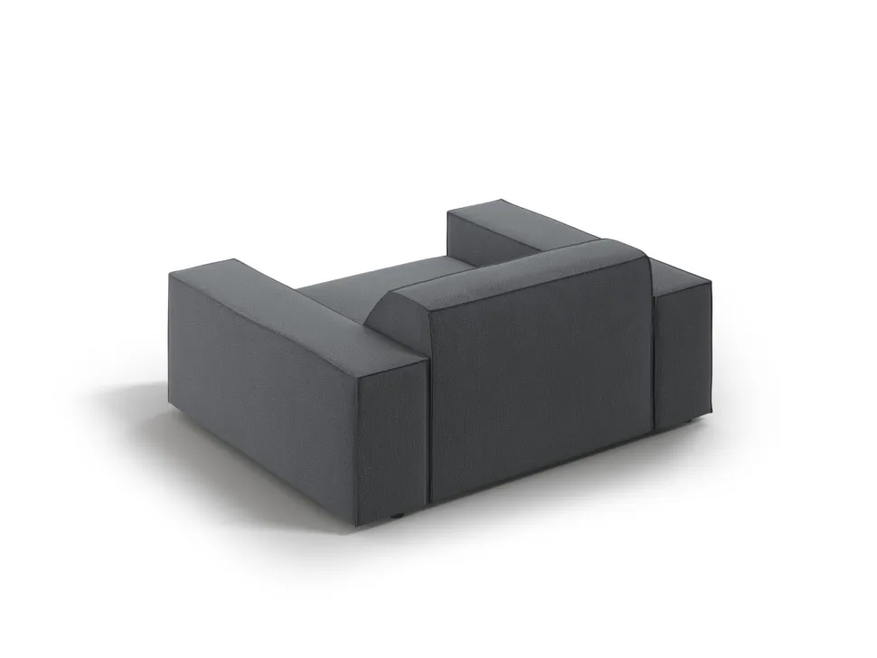 Fotel Jodie Dark Grey Structured Fabric