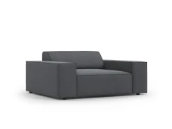 Fotel Jodie Dark Grey Structured Fabric