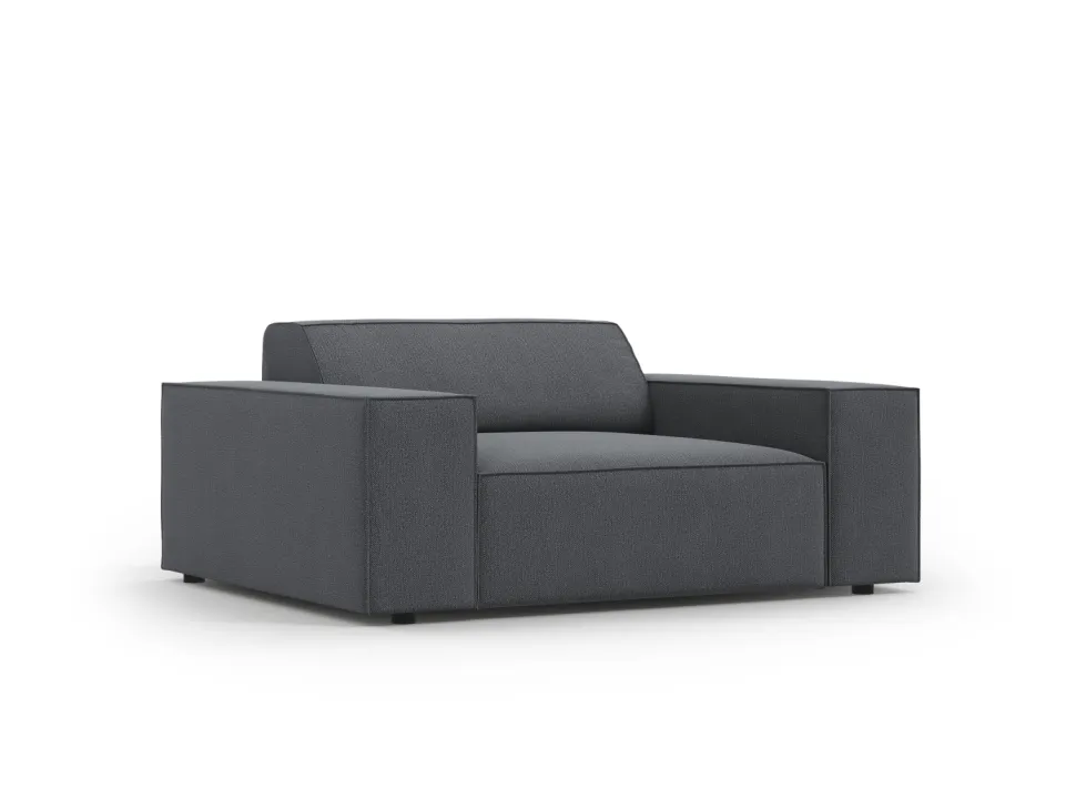 Fotel Jodie Dark Grey Structured Fabric