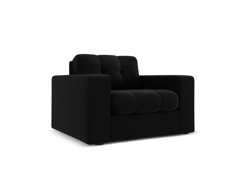 Fotel Justin Black Velvet