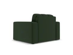 Fotel Justin Dark Green Structured  Fabric