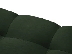 Fotel Justin Dark Green Structured  Fabric