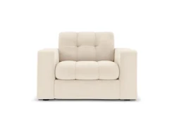 Fotel Justin Light Beige Structured  Fabric