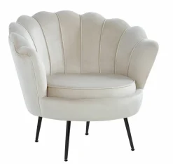 Fotel Korab VIC beżowy/nogi czarne
