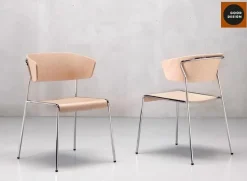 Fotel Lisa wood antracytowy/orzech