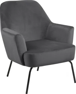 Fotel Melissa VIC szary uszak