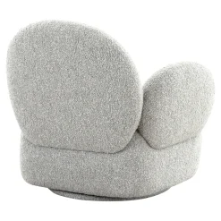 Fotel Messina obrotowy boucle szary