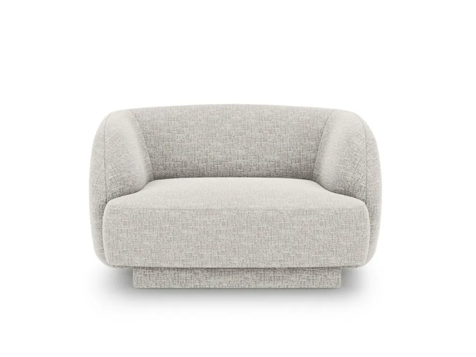Fotel Miley Light Grey Chenille