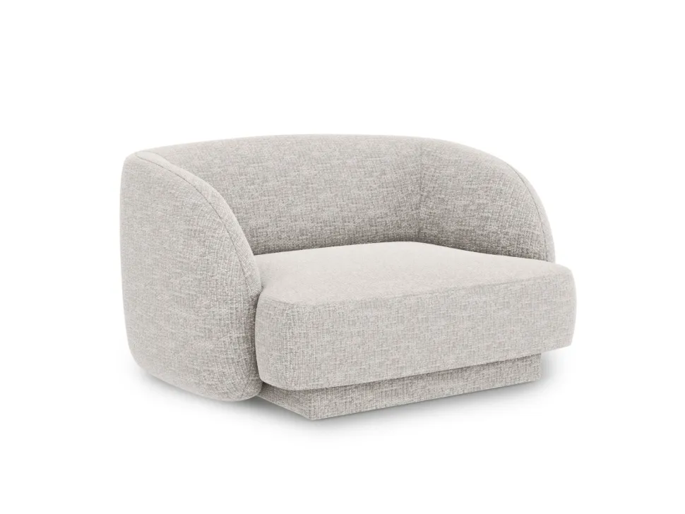 Fotel Miley Light Grey Chenille