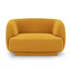 Fotel Miley Yellow Velvet