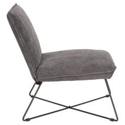 Fotel Moana szary sztruks