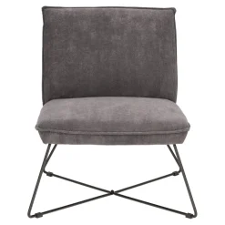 Fotel Moana szary sztruks