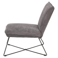 Fotel Moana szary sztruks