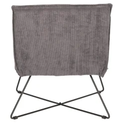 Fotel Moana szary sztruks