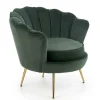 Fotel muszelka Florecja zielony