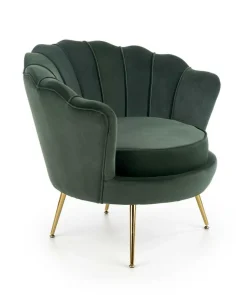 Fotel muszelka Florecja zielony