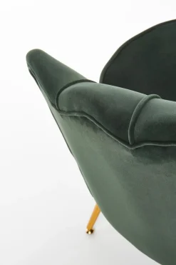 Fotel muszelka Florecja zielony